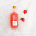 500ml Empty Bottle Glass 750ml Liquor High End Home-made Cider Juice Bottle  Clear Wine Bottles with Sealed Lids